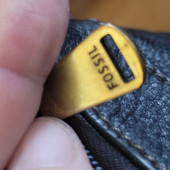 Mini Fossil Leather Crossbody - Picture 6 of 8